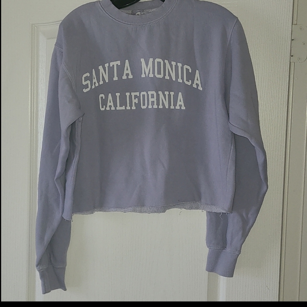 Brandy Melville Sweatshirt *Santa Monica CA* Lavender Woman OS